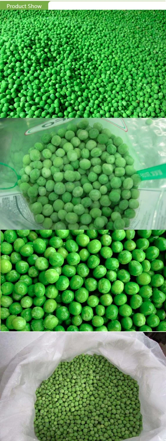 Wholesale Bulk China Frozen IQF Green Peas in Bulk Retail Packing FDA Brc HACCP None GMO