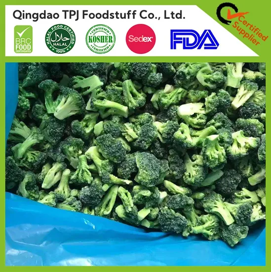 China Great Value Frozen Crop Green Broccoli Organic IQF Broccoli with Retail Bulk Price for Exporting