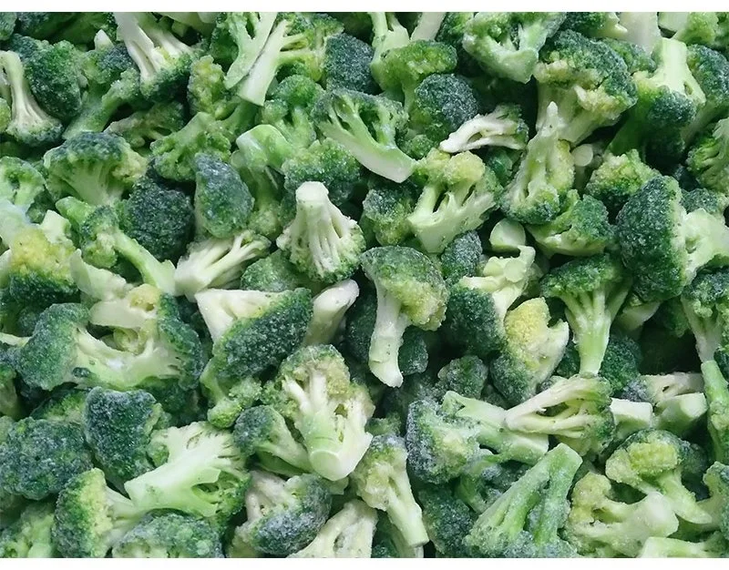 Winter Crop No Worm Factory Price 4-6cm IQF Frozen Broccoli