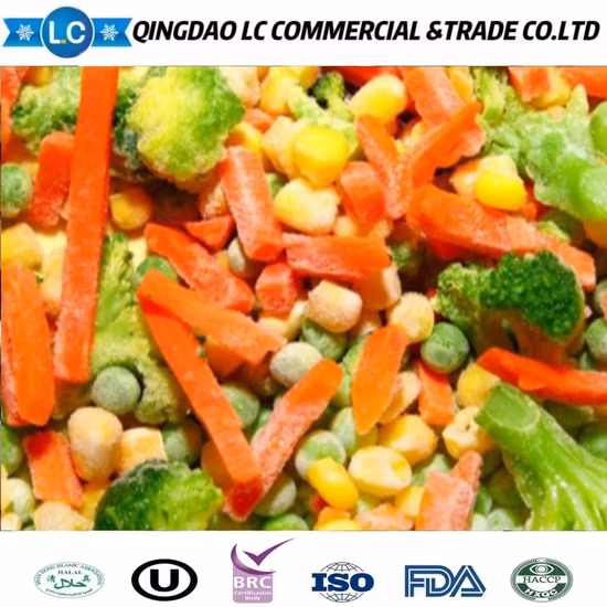 Frozen Mixed Vegetables IQF Frozen Carrot, Green Pea, Corn with Good Price